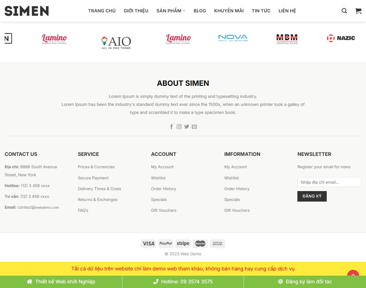 Tính năng xem 3D trong Theme wordpress nội thất 30