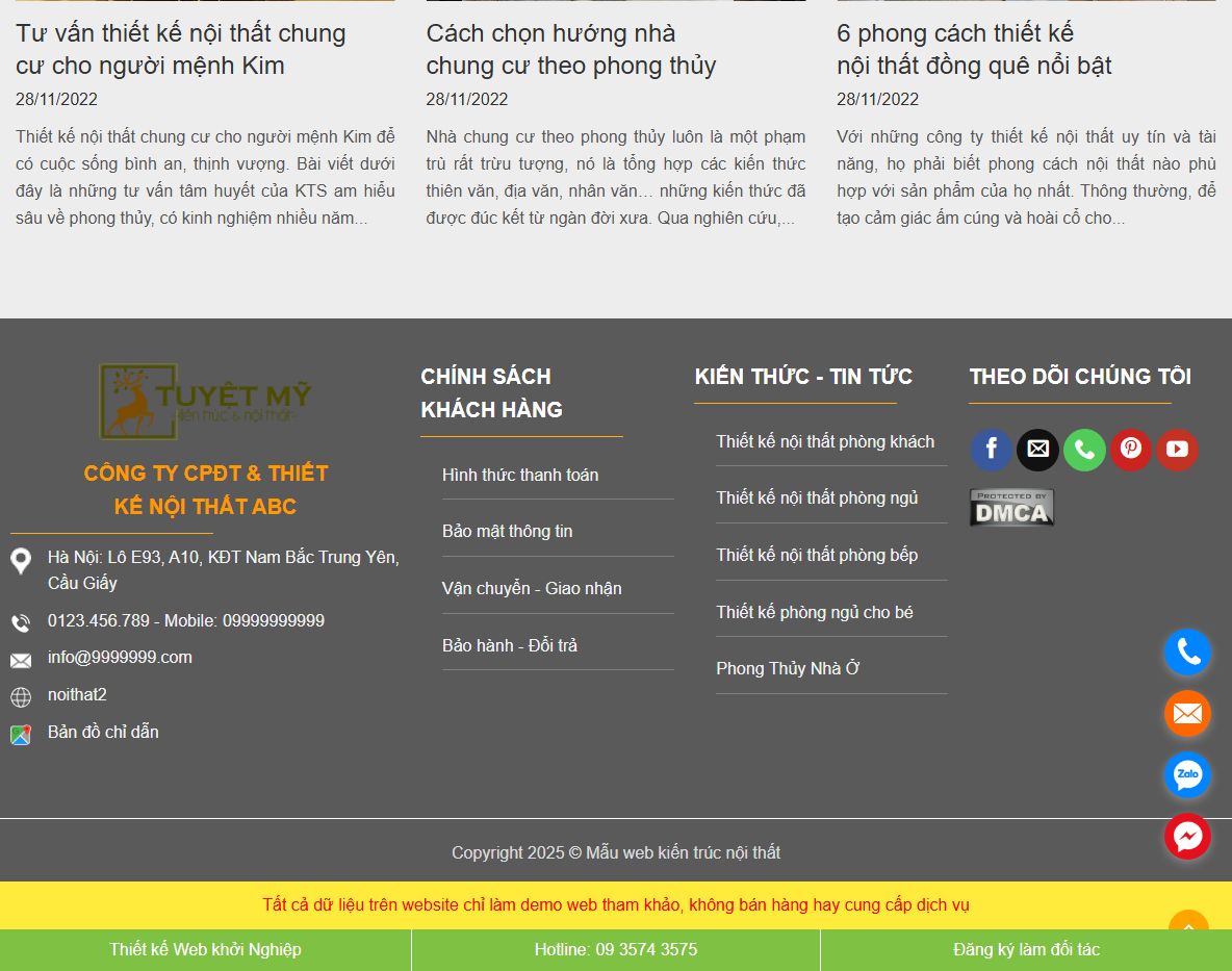 Giao diện quản trị Theme wordpress nội thất 32