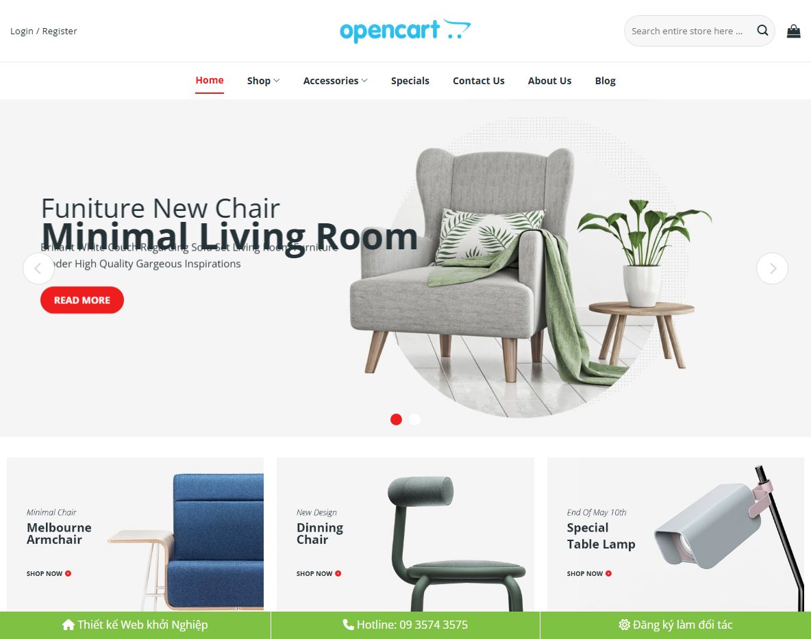 Giao diện Theme WordPress nội thất 35
