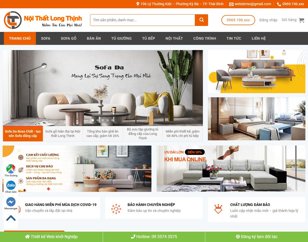 Giao diện Theme wordpress nội thất 38