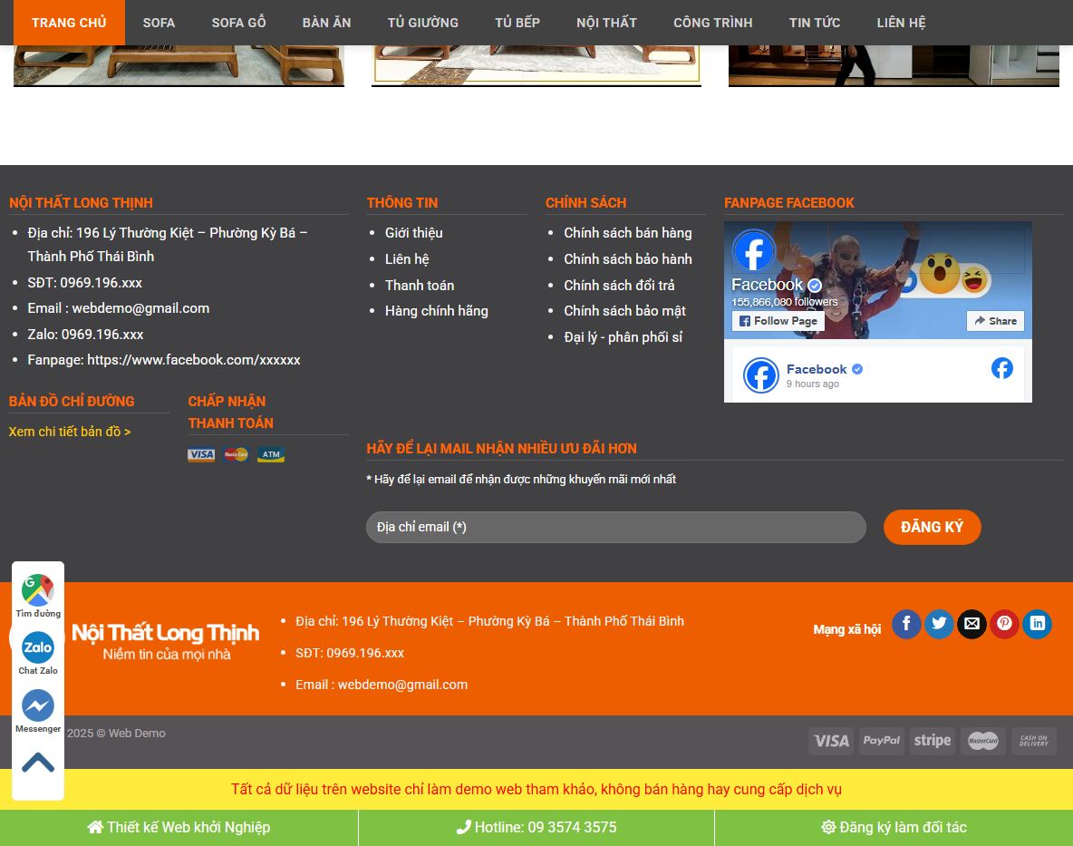 Tính năng của Theme wordpress nội thất 38