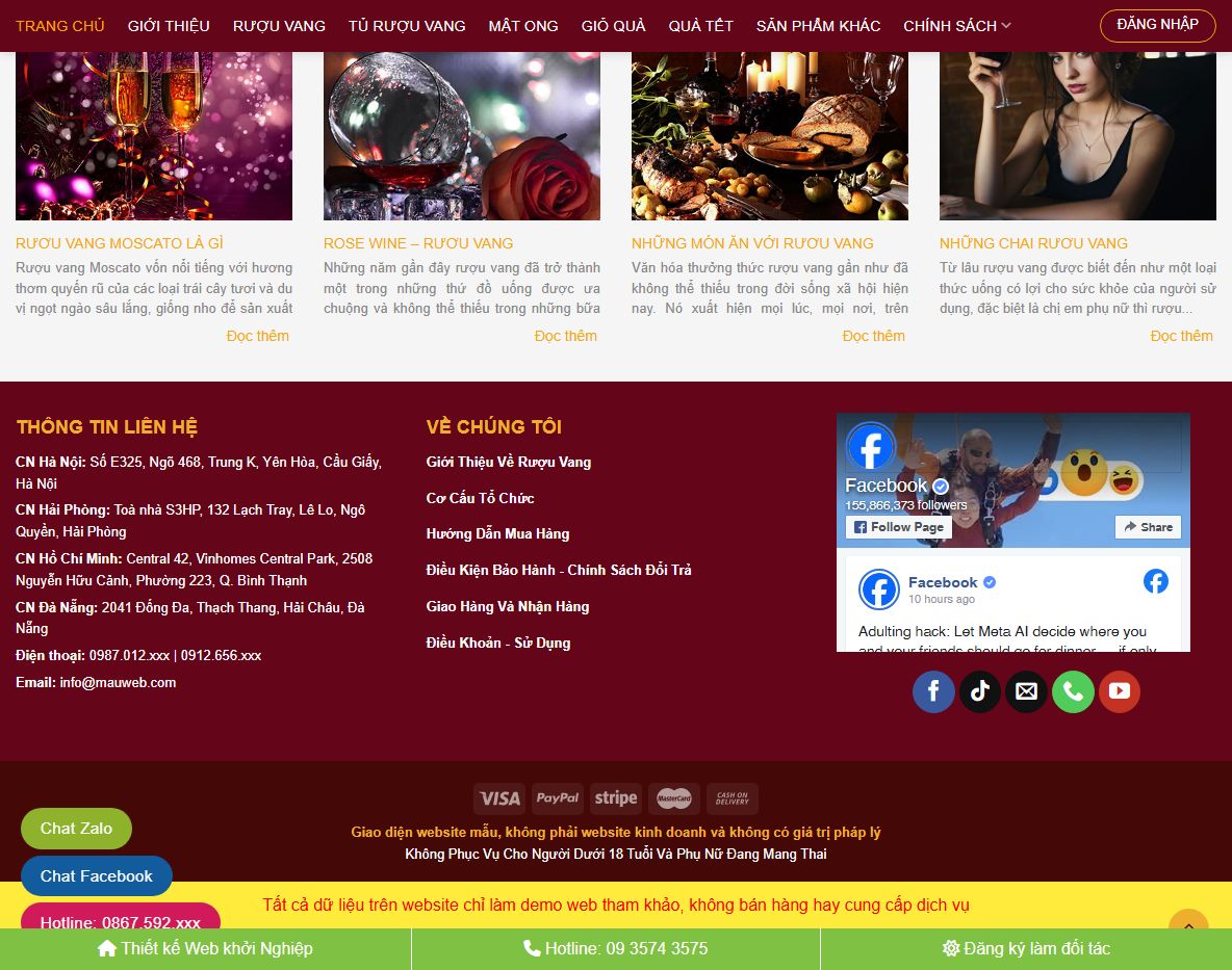 Tính năng theme wordpress shop rượu 03