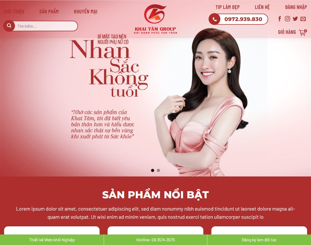 Giao diện Theme WordPress Spa 06