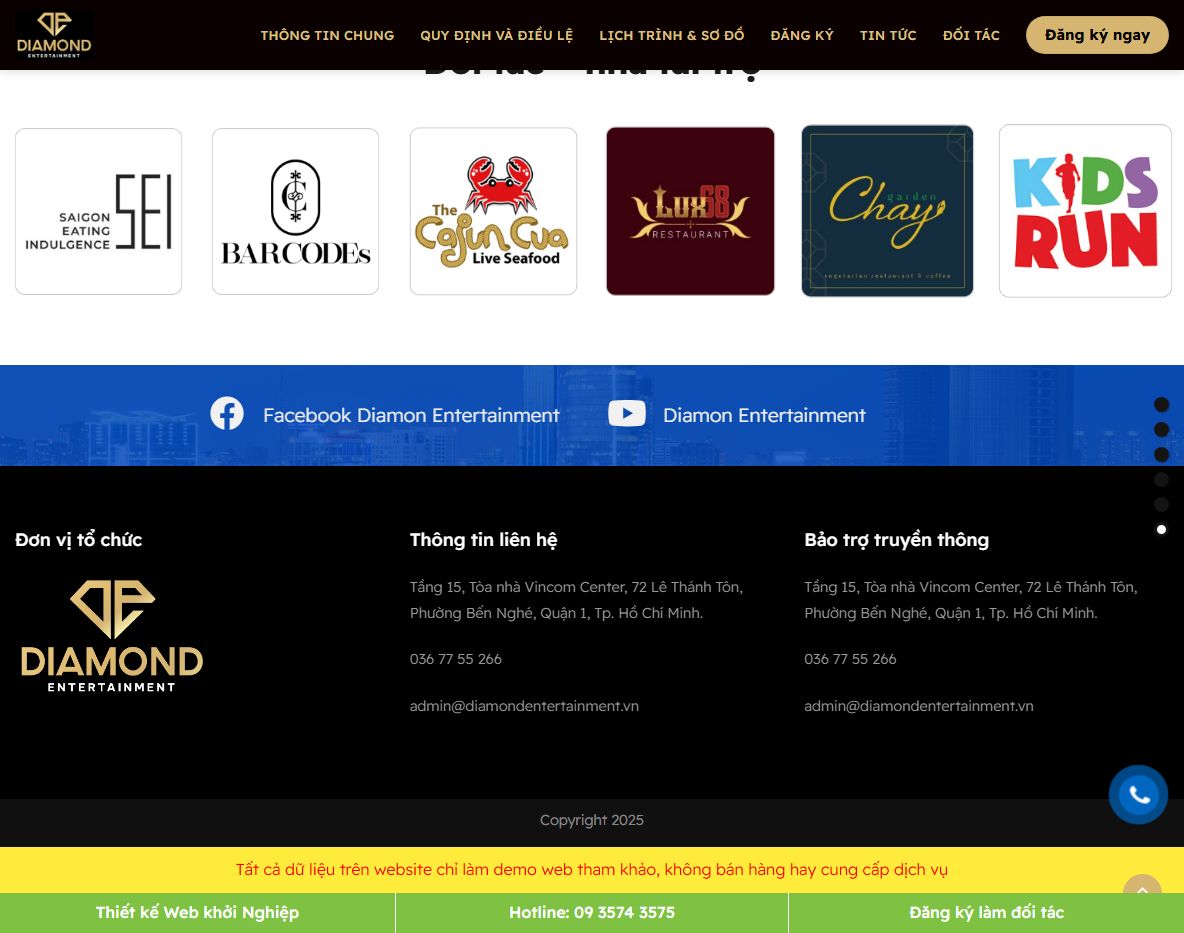 Tính năng quản lý Theme WordPress sự kiện marathon