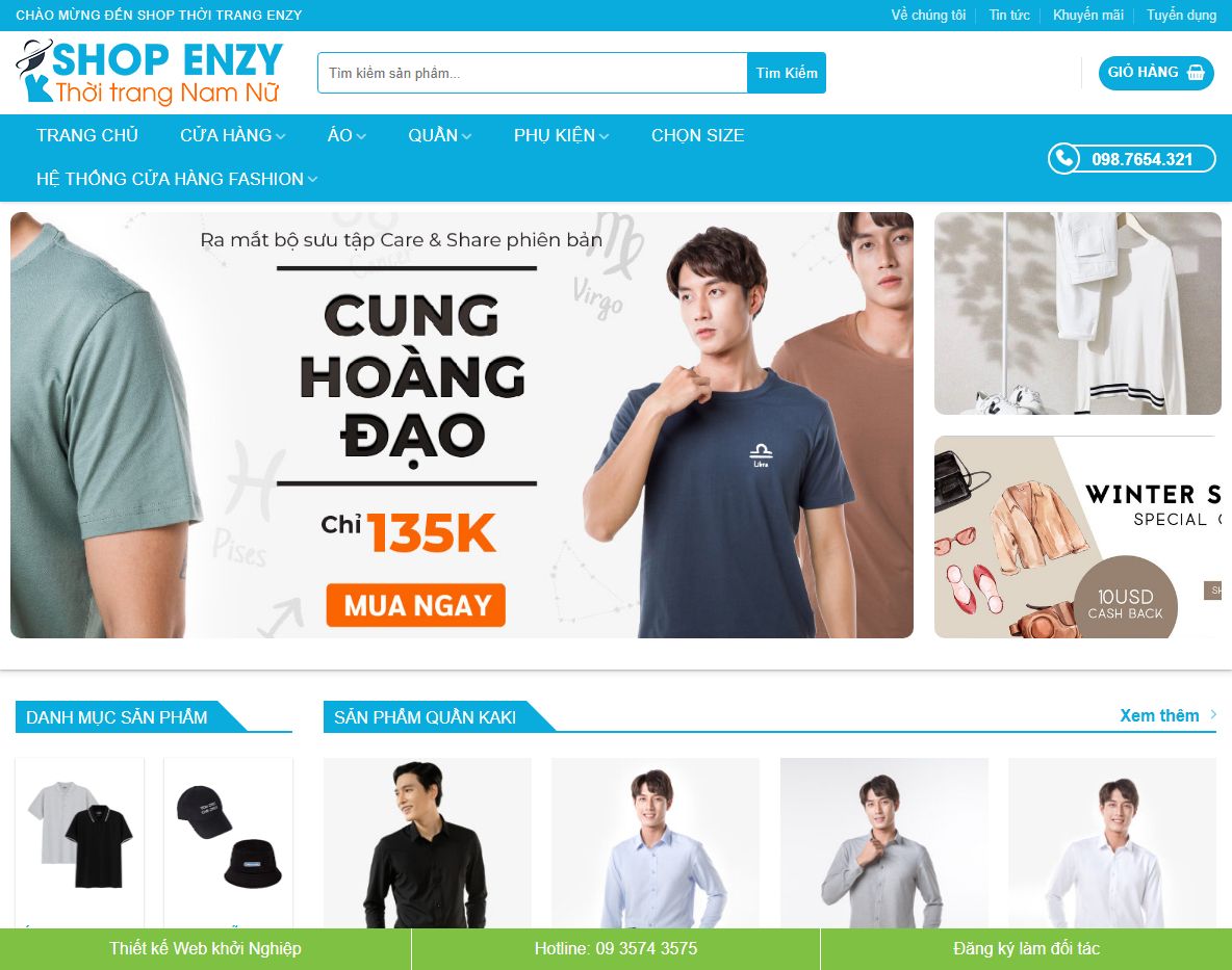 Giao diện Theme wordpress thời trang 09
