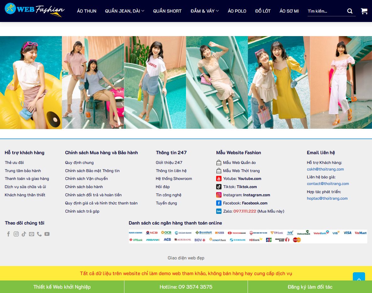 Tính năng của Theme wordpress thời trang 10