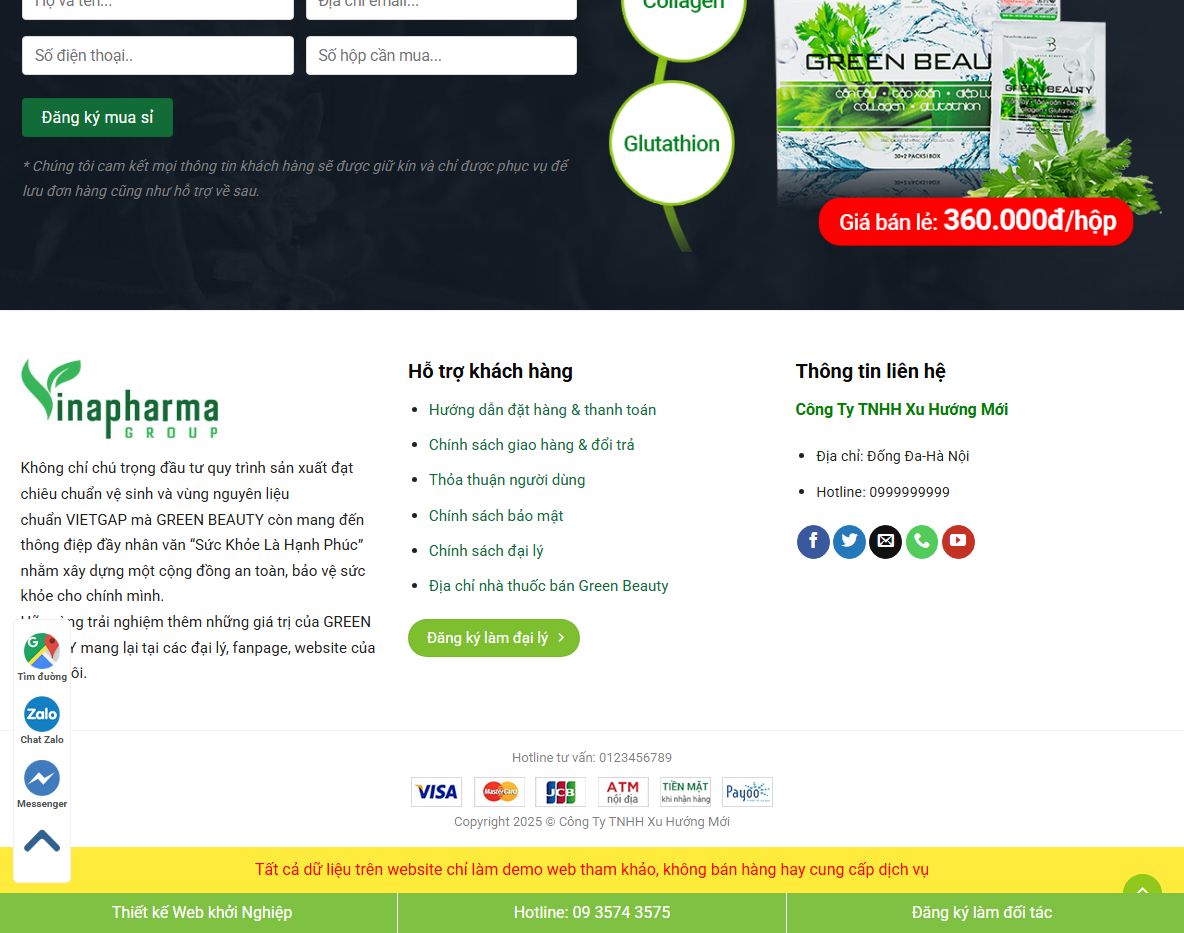 Giao diện quản trị Theme WordPress thực phẩm chức năng 15