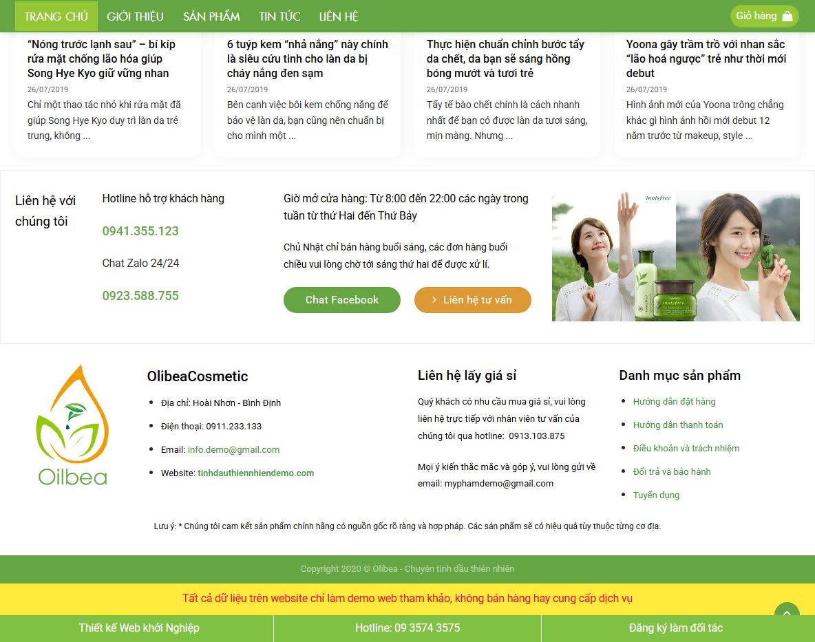 Tính năng Theme wordpress thực phẩm chức năng 8