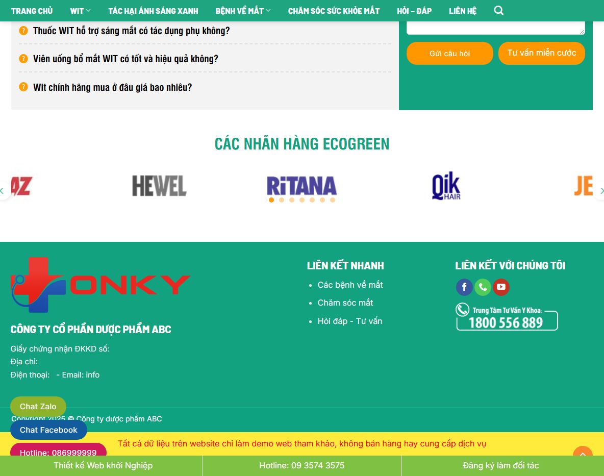 Hiệu quả kinh doanh với theme wordpress thực phẩm chức năng