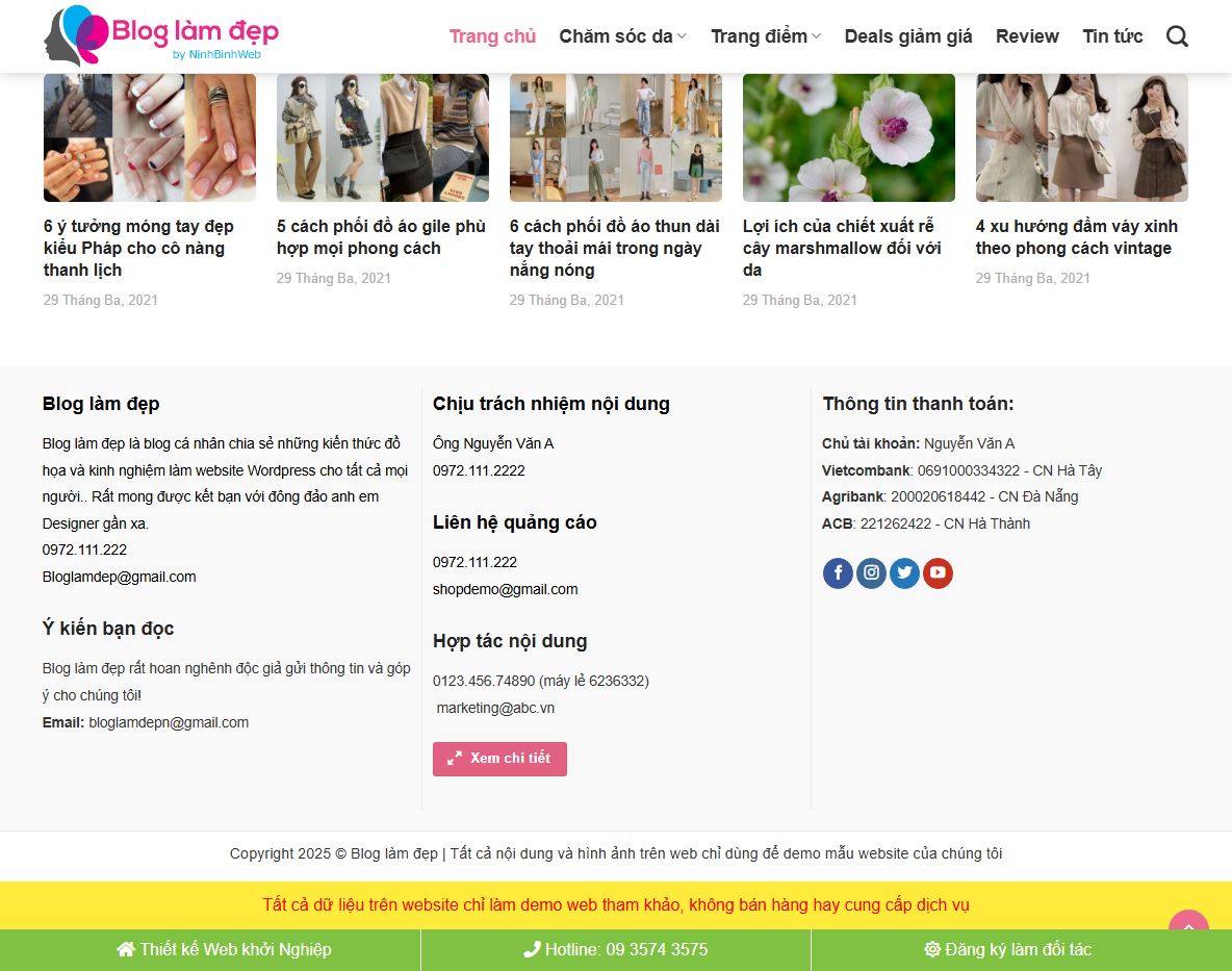 Tính năng Theme wordpress tin tức 15