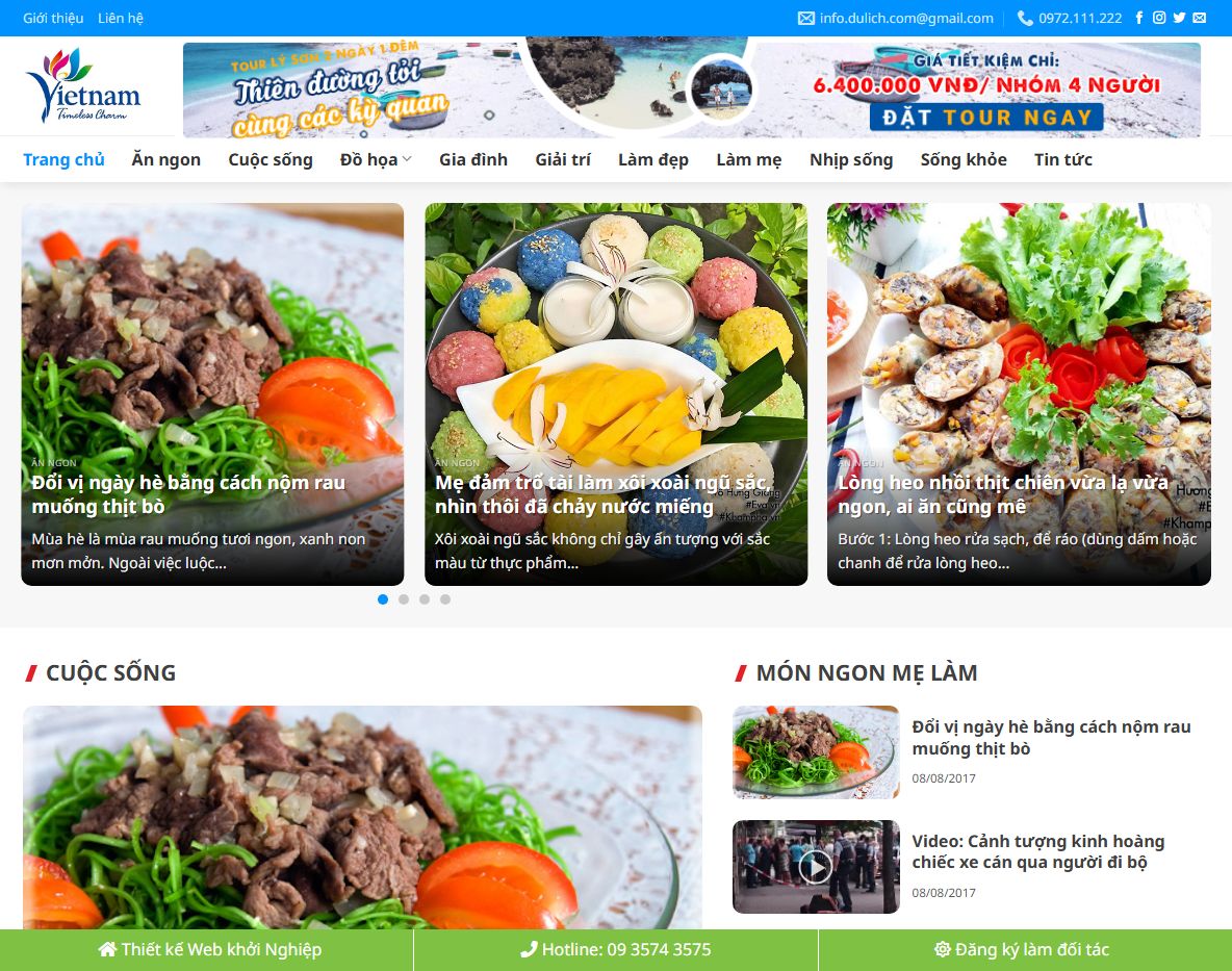 Giao diện Theme wordpress tin tức 17