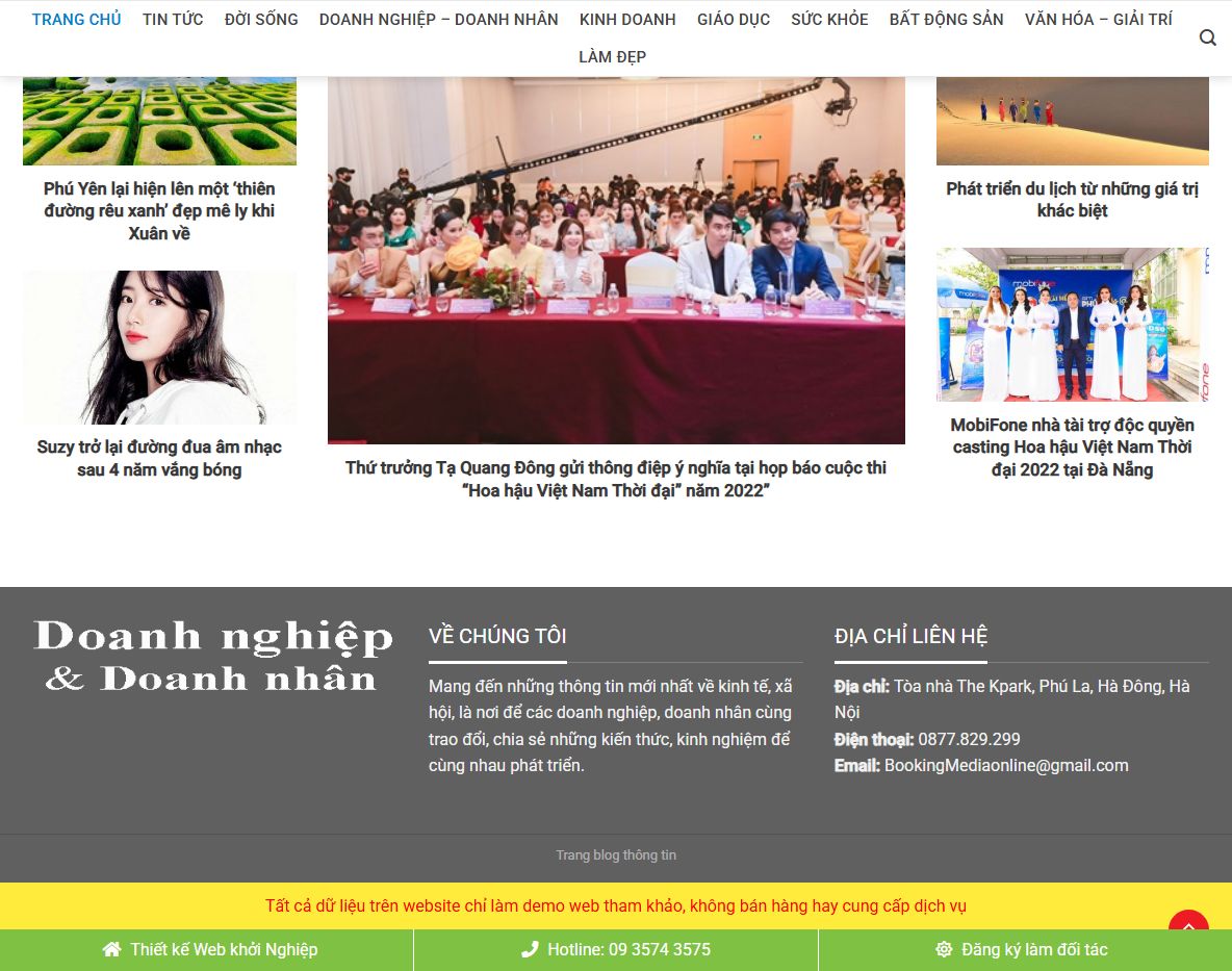 Tính năng Theme WordPress tin tức 19