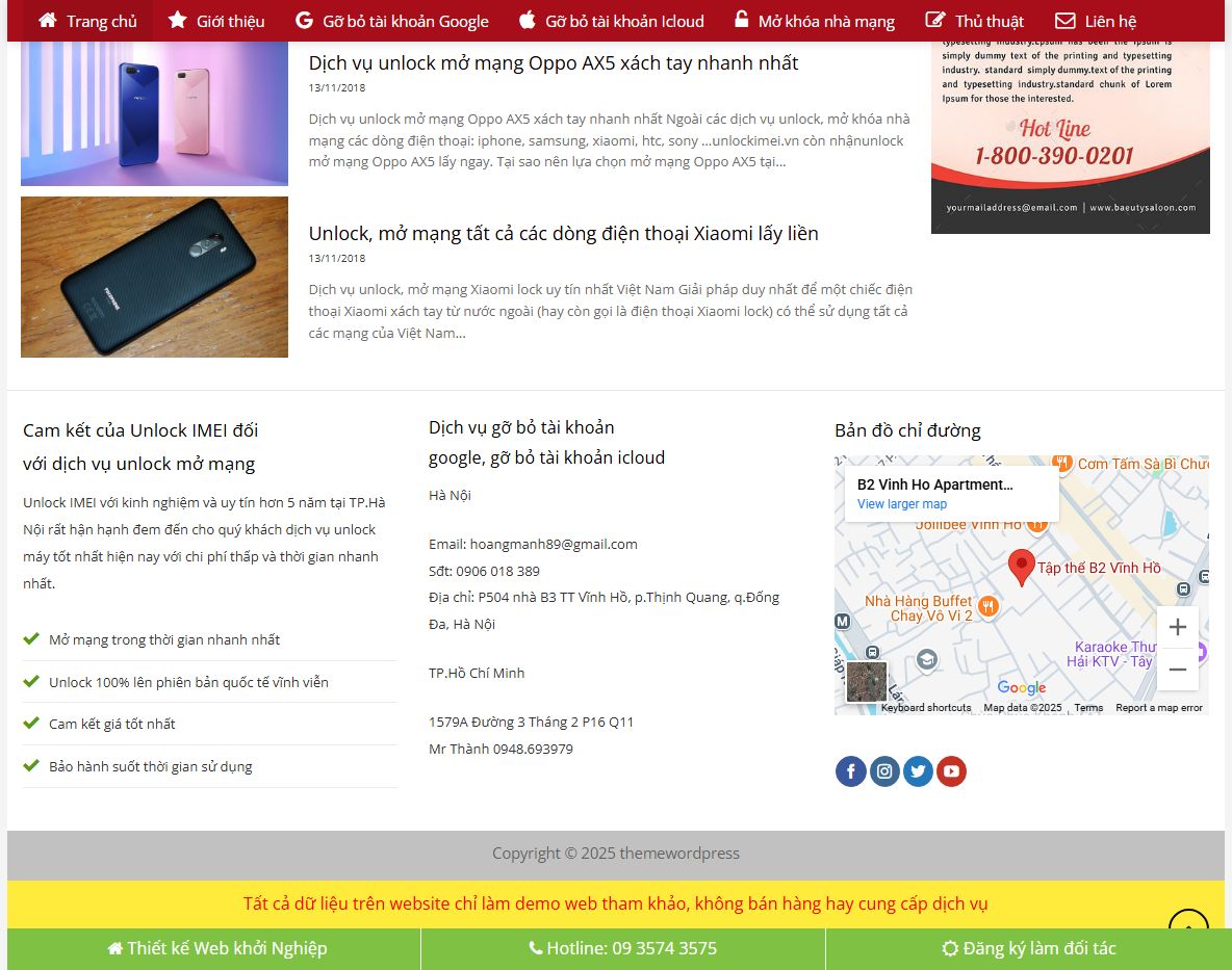 Giao diện mobile Theme wordpress tin tức 25