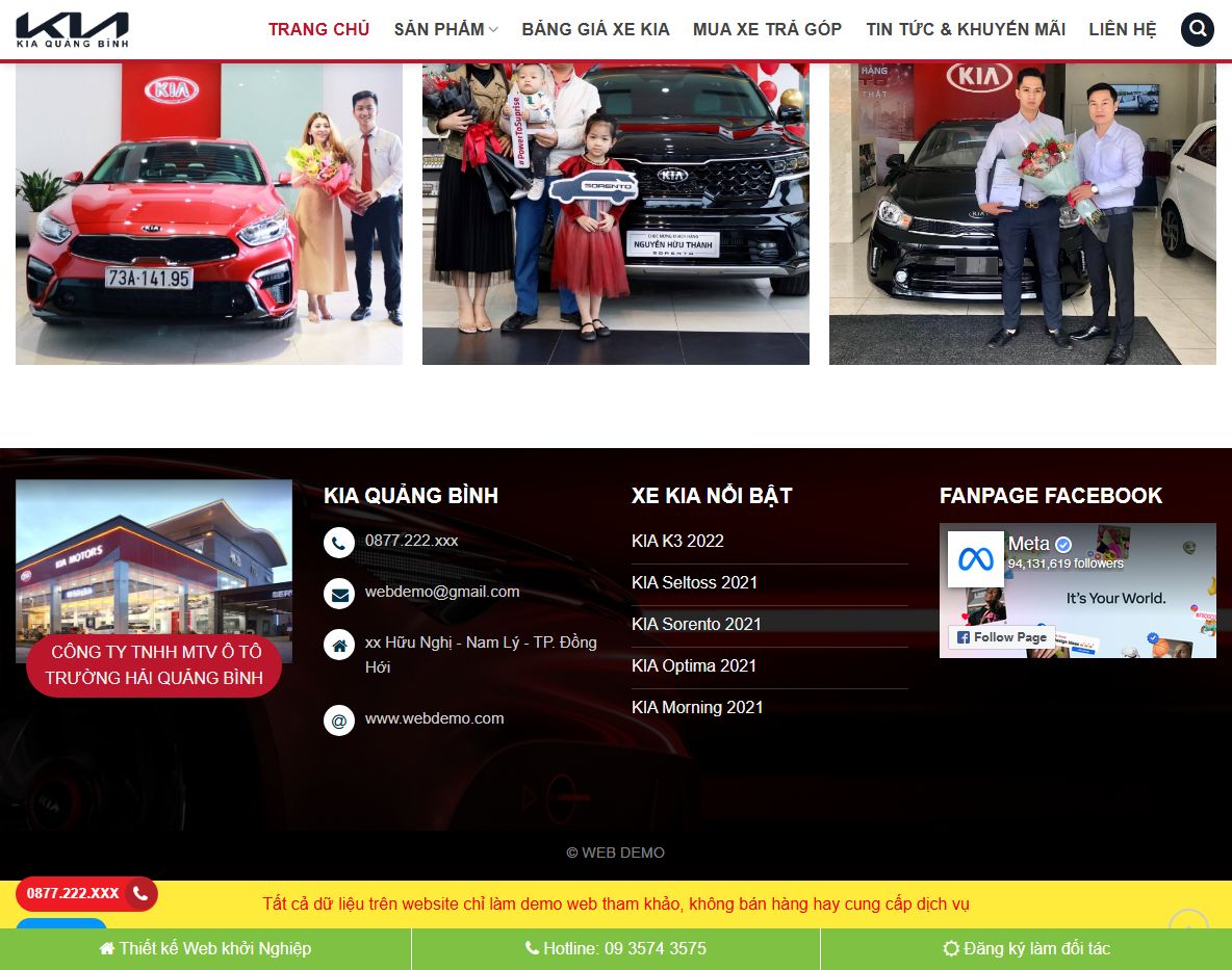 Tính năng Theme wordpress xe kia 01